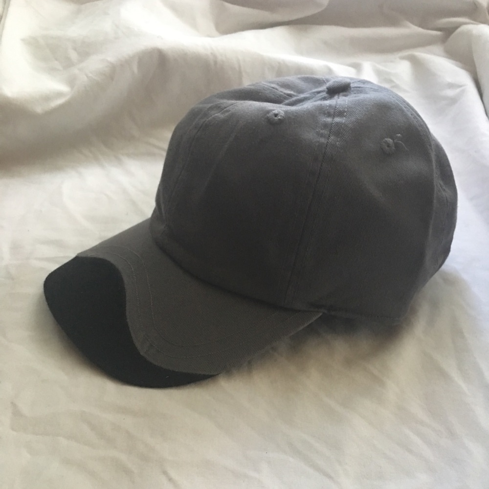 Plain Gray Strapback
